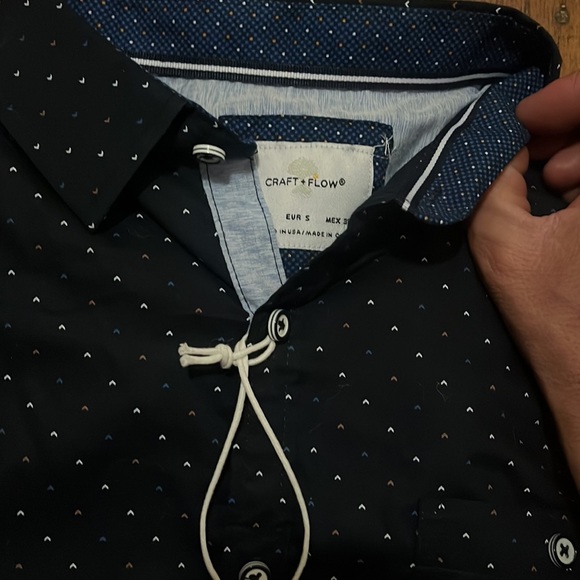 Craft and Flow Mens dotted shirt - Picture 2 of 5